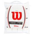 Wilson Unisex Griffband Pro Overgrip, weiß, 12 Stück, WRZ4016WH