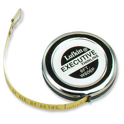 Lufkin Tape Measure. 1/4 in. x 6 ft. Executive Diameter Engineer's Tape Measure W606PD