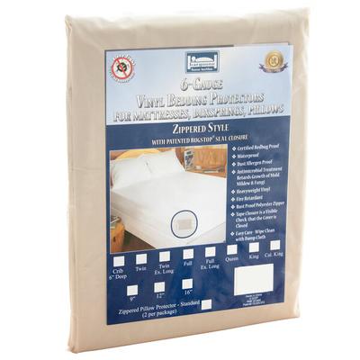 Bargoose Zippered 6-Gauge Vinyl Bed Bug Proof Twin Mattress / Boxspring Cover - 12" Depth