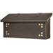 Pasadena Wall Mounted Mailbox Brass in Brown America's Finest Lighting Company | 8.25 H x 16.5 W x 5.63 D in | Wayfair AF-22-BZ-GI