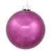 Vickerman 35340 - 10" Plum Shiny Ball Christmas Tree Ornament (N592526DSV)