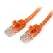 Snagless Cat 5E Utp Patch Cable Patch Cable Rj45 (M) Rj45 (M) 15 Ft Utp Cat 5E Snagless Orange