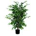 Vickerman 31853 - 4' Ficus Bush (TBU0140-06) Home Office Bushes