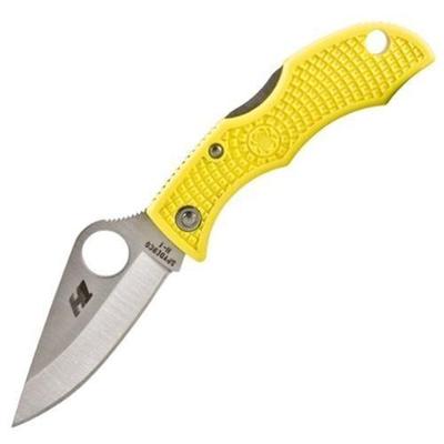 Spyderco Ladybug 3 Salt PlainEdge FRN Yellow Knife