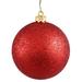 Vickerman 34894 - 4" Red Sequin Ball Christmas Tree Ornament (6 pack) (N591003DQ)