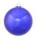 Vickerman 35219 - 8" Cobalt Shiny Ball Christmas Tree Ornament (N592022DSV)