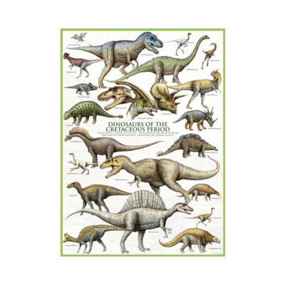 Eurographics Dinosaurs Cretaceous - 1000pc Jigsaw Puzzle