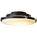 Hubbardton Forge Metra 24 1/2" Wide Smoke LED Ceiling Light