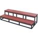 Cal Metro 2 Tier Spa Steps, Synthetic in Red/Brown | 14 H x 30 W x 21 D in | Wayfair CM955-CSM