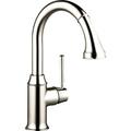 Hansgrohe Talis C Pull Down Single Handle Kitchen Faucet, Ceramic in Gray | Wayfair 04216830