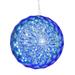 Vickerman 20304 - 30Lt x 6" LED Blue Crystal Ball Outdoor (X106602) Hanging Christmas Light Sphere