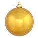 Vickerman 34876 - 3" Antique Gold Shiny Ball Christmas Tree Ornament (12 pack) (N590830DSV)