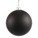 Vickerman 35430 - 12" Black Matte Ball Christmas Tree Ornament (N593017DMV)