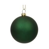 Vickerman 35446 - 12" Emerald Matte Ball Christmas Tree Ornament (N593024DMV)