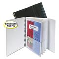 C-Line Eight-Pocket Portfolio with Security flap Polypropylene 8 1/2 x 11 Black -CLI32881