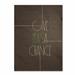 Trademark Fine Art 'Give Peas a Chance' Textual Art on Wrapped Canvas 19.0 H x 14.0 W x 2.0 D in brown/greenCanvas | 19" H x 14" W x 2" D | Wayfair