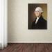 Trademark Fine Art 'George Washington 1821' Print on Wrapped Canvas Canvas | 24 H x 18 W x 2 D in | Wayfair BL01355-C1824GG