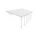 Canopia Feria™ 28" W x 10" D Plastic Standard Patio Awning in White | 113 H x 336 W x 120 D in | Wayfair 702727