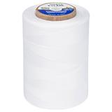 Coats & Clark 100% Cotton Sewing Thread 1200 yd Size 50 White