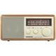 Sangean AM FM Aux Wooden Cabinet Table Top Radio with AUX Input