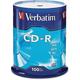 Verbatim CD-R Discs - 700MB/80min - 100 Pack Spindle