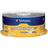 Verbatim VER94834 4X DVD+RW Rewritable Discs Spindle 30 Silver
