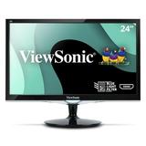 ViewSonic VX2452MH 24 Inch 2ms 60Hz 1080p Gaming Monitor with HDMI DVI and VGA inputs