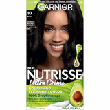 Garnier Nutrisse Nourishing Hair Color Creme 10 Black Licorice