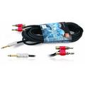 Technical Pro cqb1612 .25 in. to Banana Speaker Cables 12 ft. Feet 16 Gauge