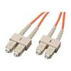 Eaton Tripp Lite Series Duplex Multimode 62.5/125 Fiber Patch Cable (SC/SC) 30M (100 ft.) - Patch cable - SC multi-mode (M) to SC multi-mode (M) - 30 m - fiber optic - duplex - 62.5 / 125 micron - orange