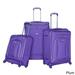 Olympia USA Lux 3 Piece Softside Spinner Set