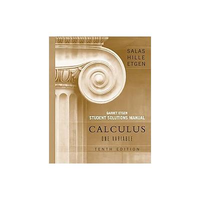 Calculus by Einar Hille (Paperback - Solution Manual)