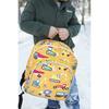 Wildkin Under Construction Yellow 12 Inch Insulated Front Pocket Kids Backpack