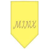 Minx Rhinestone Bandana Yellow Small