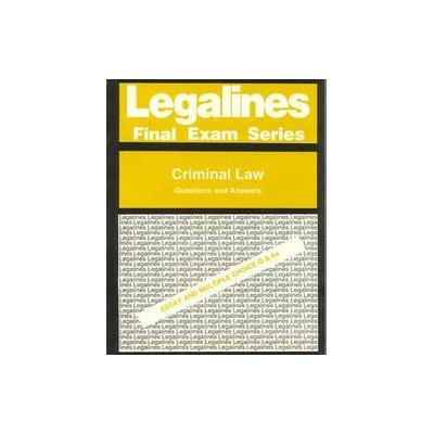 Legalines by Jonathan C. Carlson (Paperback - Harcourt Legal & Professional pubns)