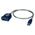 QVS UR-2000M2 6 ft. USB to DB9 Male RS232 Serial Adaptor Cable