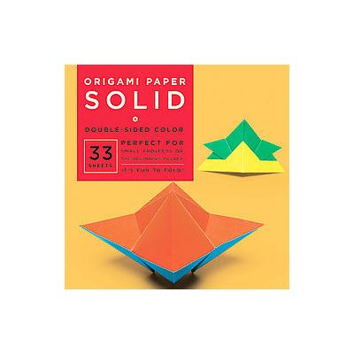 Origami Paper Solid 6 3/4" 33 Sheets - Doubel-sided (Paperback - Tuttle Pub)