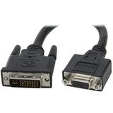 DVI-I to VGA Cable Startech DVIVGAMF8IN Black 0 2 m