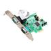 StarTech.com 2-port PCI Express RS232 Serial Adapter Card - PCIe RS232 Serial Host Controller Card - PCIe to Dual Serial DB9 Card - 16550 UART - Expansion Card - Windows & Linux