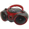 Jensen 3-Watt RMS Portable Stereo CD Player with AM/FM Stereo Radio (Red)