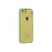 PureGear Slim Shell Case - Back cover for cell phone - polycarbonate rubber thermoplastic - green clear