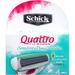 Schick Quattro for Women Sensitive Aloe Refill Blade Cartridges 4 Count