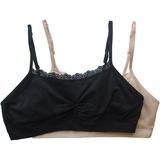 Girls Santoni Bra with Lace 2 Pack