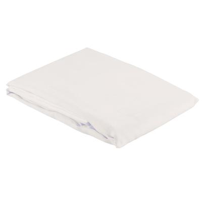 Oxford 100% Polyester 71" x 74" Beige Ringless Shower Curtain with 12" Sheer Voile Window and Removable Liner