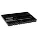 Rubbermaid 3.07"H x 14"W x 9.125"D Drawer Organizer Plastic in Black | 1.125 H x 14 W x 9.125 D in | Wayfair RUB45706