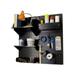 Wall Control Pegboard Hobby Craft Pegboard Organizer Storage Kit with Black Pegboard and Black Accessories