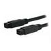 StarTech.com 10 ft 1394b Firewire 800 Cable 9-9 M/M - Male FireWire - Male FireWire - 10ft - Black