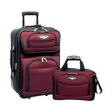 Amsterdam 2-Piece Carry-On Luggage Set 15 x 11 x 6; 21 x 14 x 8