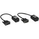 Tripp Lite TRPB140101 DVI Over Cat5 Passive Extender Kit Black