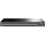 TP-Link 48 Port Gigabit Ethernet Switch | Plug and Play | Sturdy Metal w/ Shielded Ports | Rackmount | Fanless | Lifetime Protection | Traffic Optimization | Unmanaged (TL-SG1048)